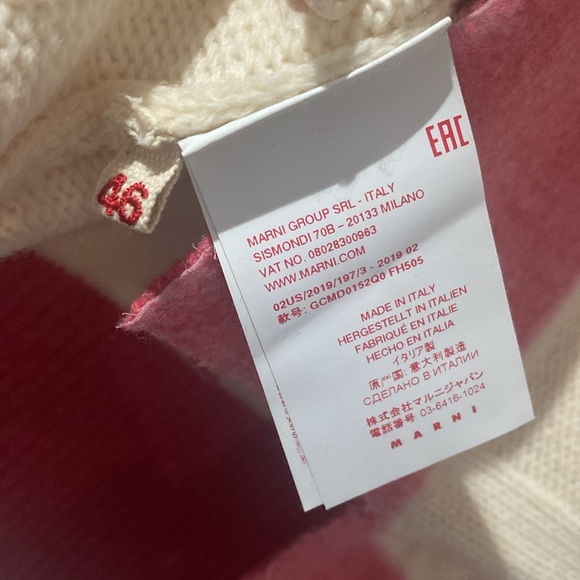 Marni colorblock crew neck sweater size it46 - Picture 4 of 4